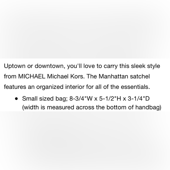 MICHAEL KORS MANHATTAN SMALL NEON COLORED CROSSBODY - Picture 10 of 12